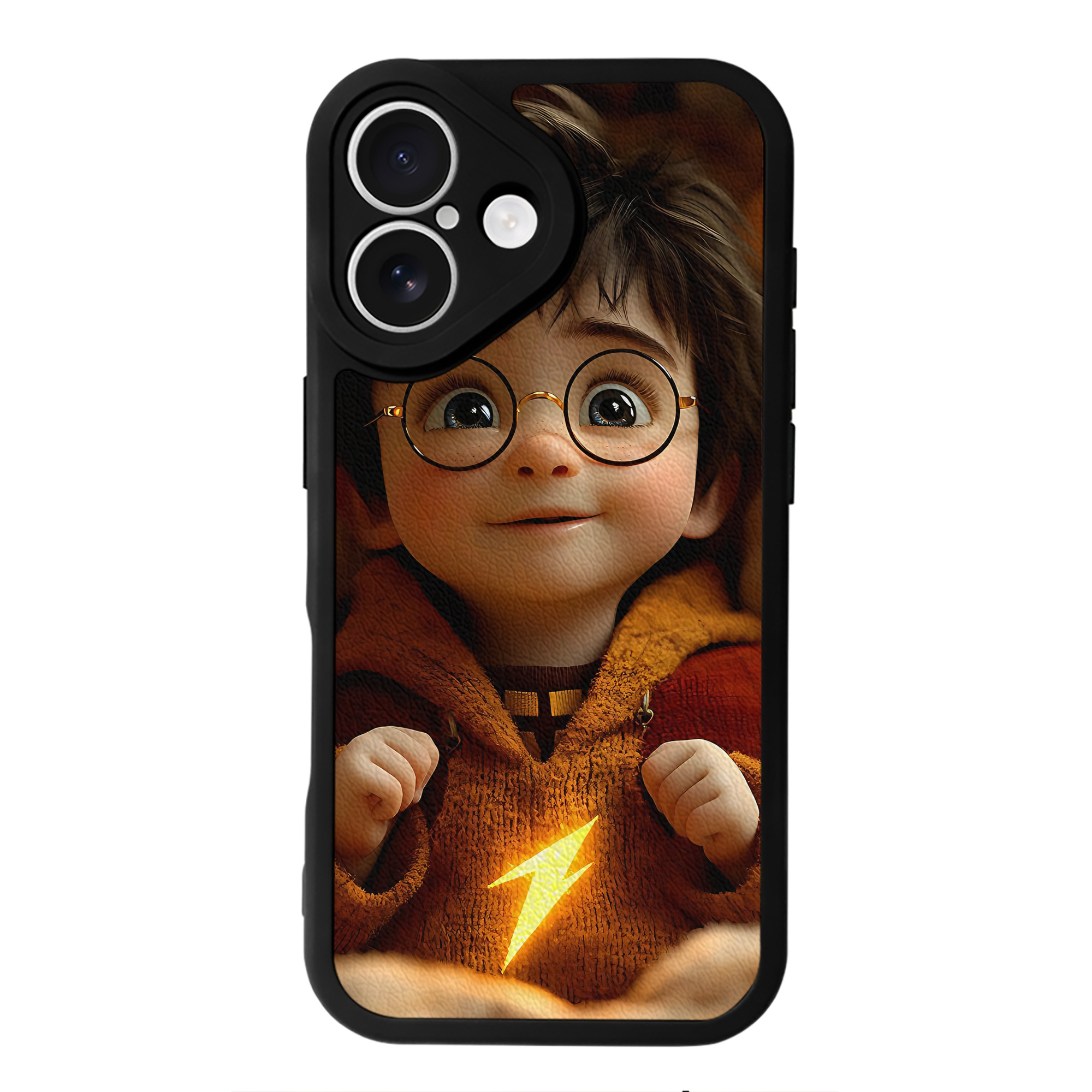 （画像用） Harry Potter ハリー・ポッターシリーズ 【iPhone 16シリーズ対応】シリコンスマホケース（レザー調） 材質：シリコン
